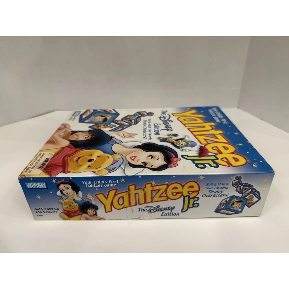 Yahtzee Jr Disney Edition Parker Brothers Kids Board Game